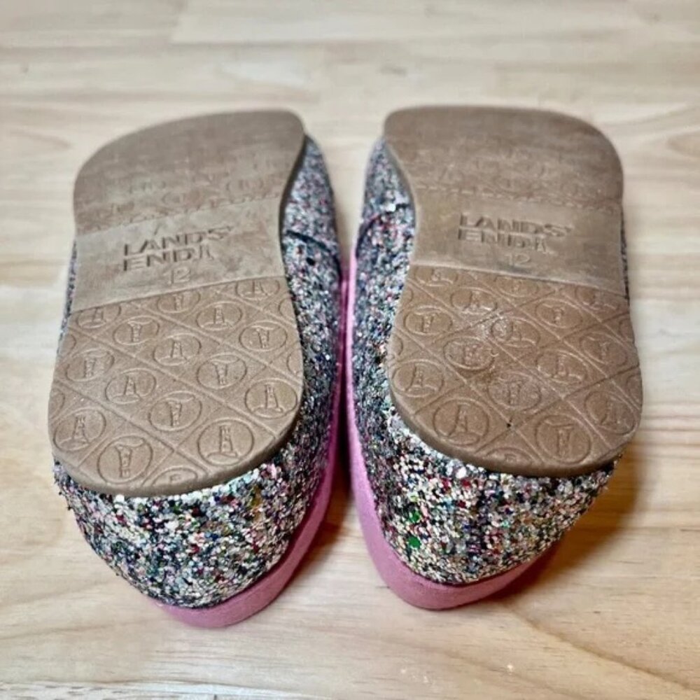 🥿 Land's End Kids' Moccasin Slippers – Size 12 – Excellent Condition! - Picture 6 of 11
